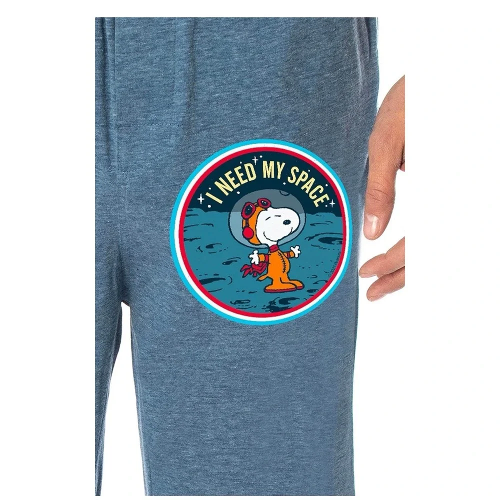 Peanuts Adult Space Character Lounge Pants Men's Size S [E]
